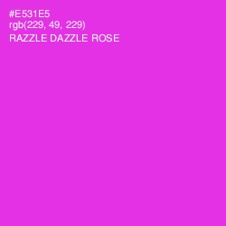 #E531E5 - Razzle Dazzle Rose Color Image